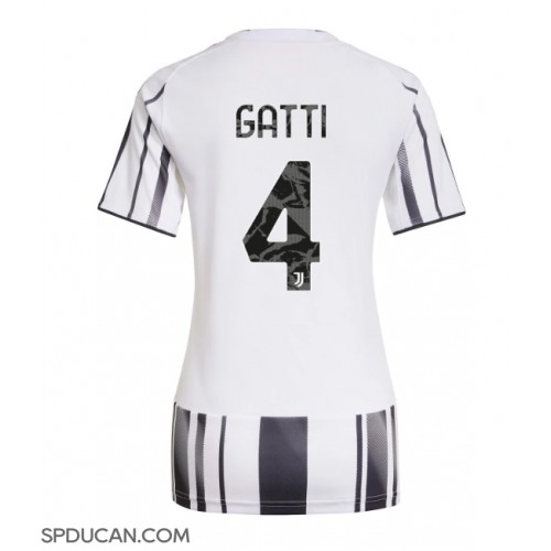 Zenski Nogometni Dres Juventus Federico Gatti #4 Domaci 2025-26 Kratak Rukav